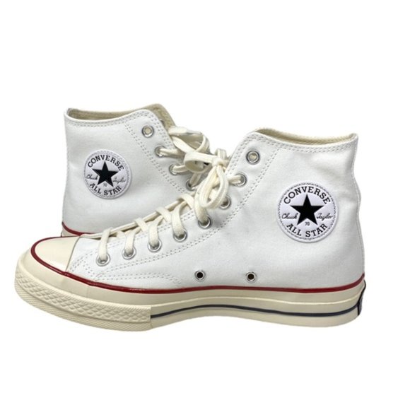 Converse Chuck Taylor High Top Red White Canvas Women's Size Sneakers 162056C - Picture 4 of 10